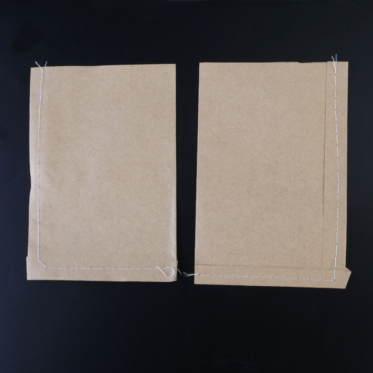 Food Storage Bag - 100 ชิ้น ถุงกระดาษคราฟท์เย็บ สำหรับเก็บอาหาร ข้าวโพด ข้าวสาลี