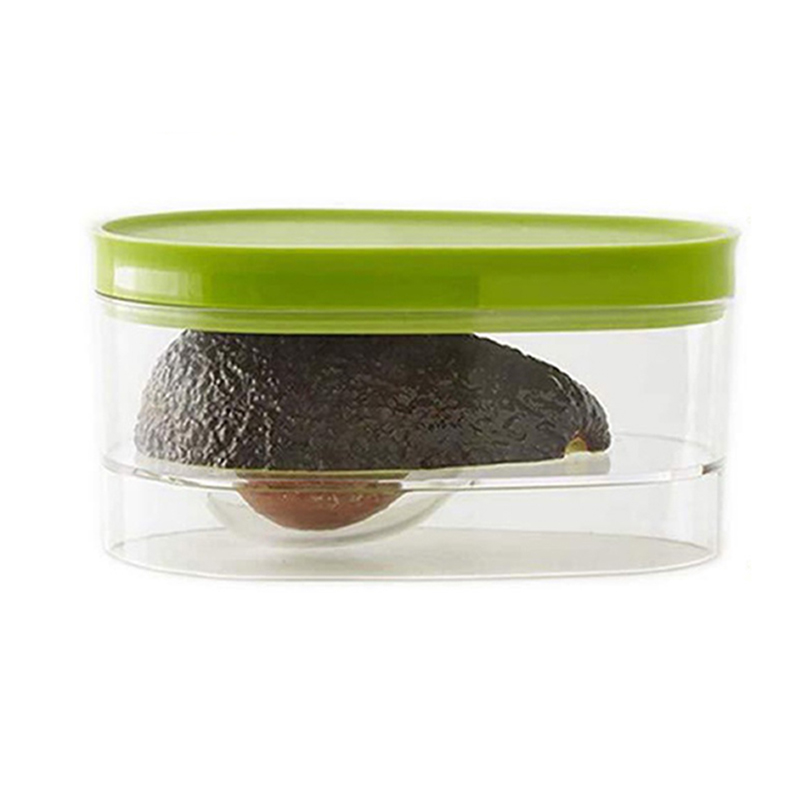 Food Storage With Dividers - กล่องเก็บอะโวคาโด ประหยัดพื้นที่ กล่องพลาสติกใส่ผลไม้สำหรับใช้ในบ้าน อุปกรณ์ครัว กล่องเก็บผัก
