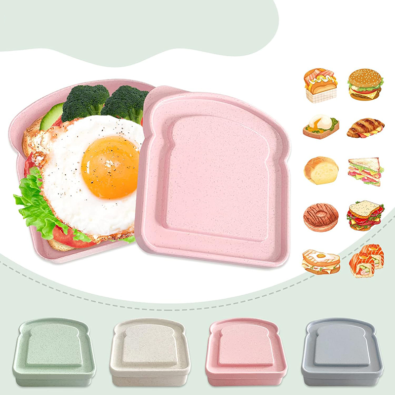 ภาชนะแซนวิชกล่องอาหารกลางวันกล - Food Storage Oven Safe บทวิจารณ์และราคา