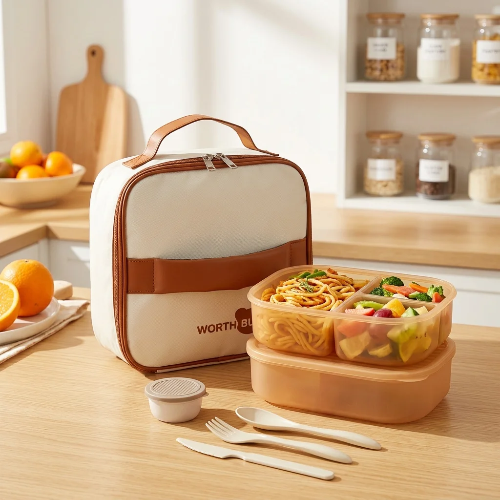 กล่องเบนโตะพลาสติกแบบถอดแยกได้ - Food Storage With Dividers บทวิจารณ์และราคา