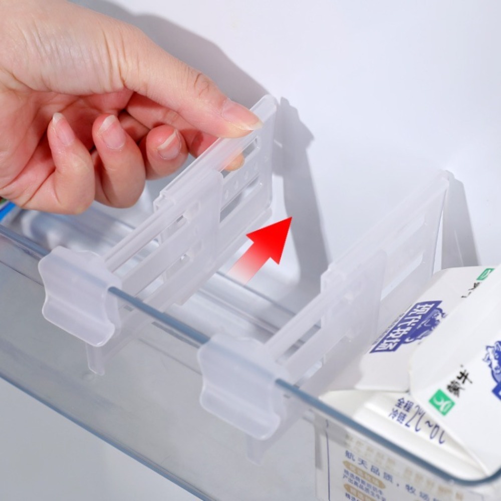 1/4 ชิ้น ตัวแบ่งพื้นที่ตู้เย็น - Food Storage With Dividers บทวิจารณ์และราคา