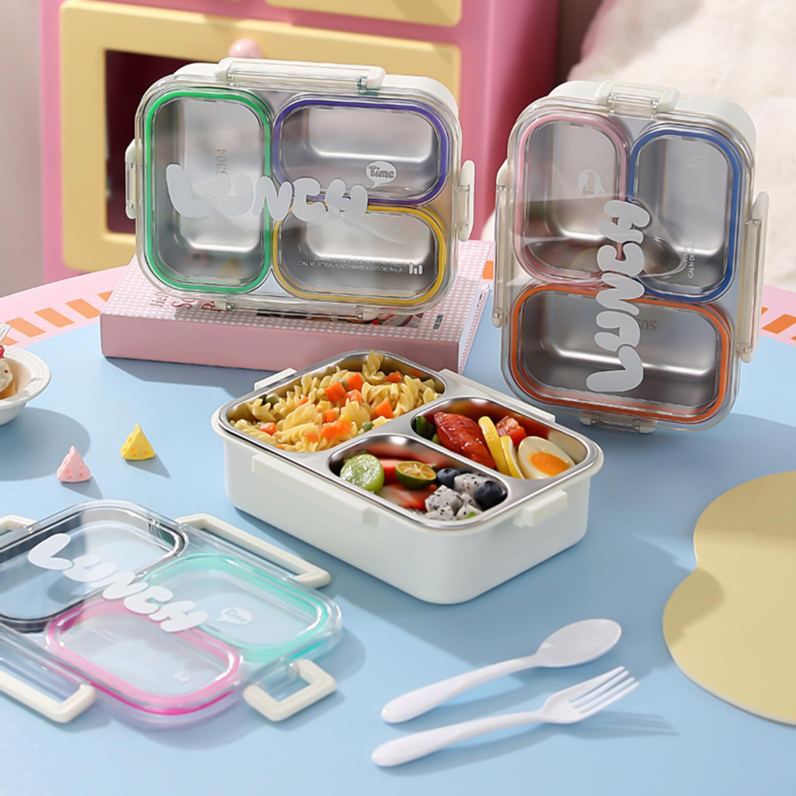 กล่องอาหารกลางวันสแตนเลสแบบแบ่ - Food Storage With Dividers บทวิจารณ์และราคา