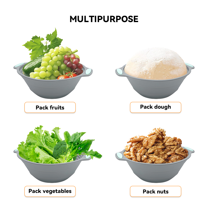 ตะกร้าพับได้ทำจากซิลิโคนสำหรับ - Food Storage With Dividers บทวิจารณ์และราคา