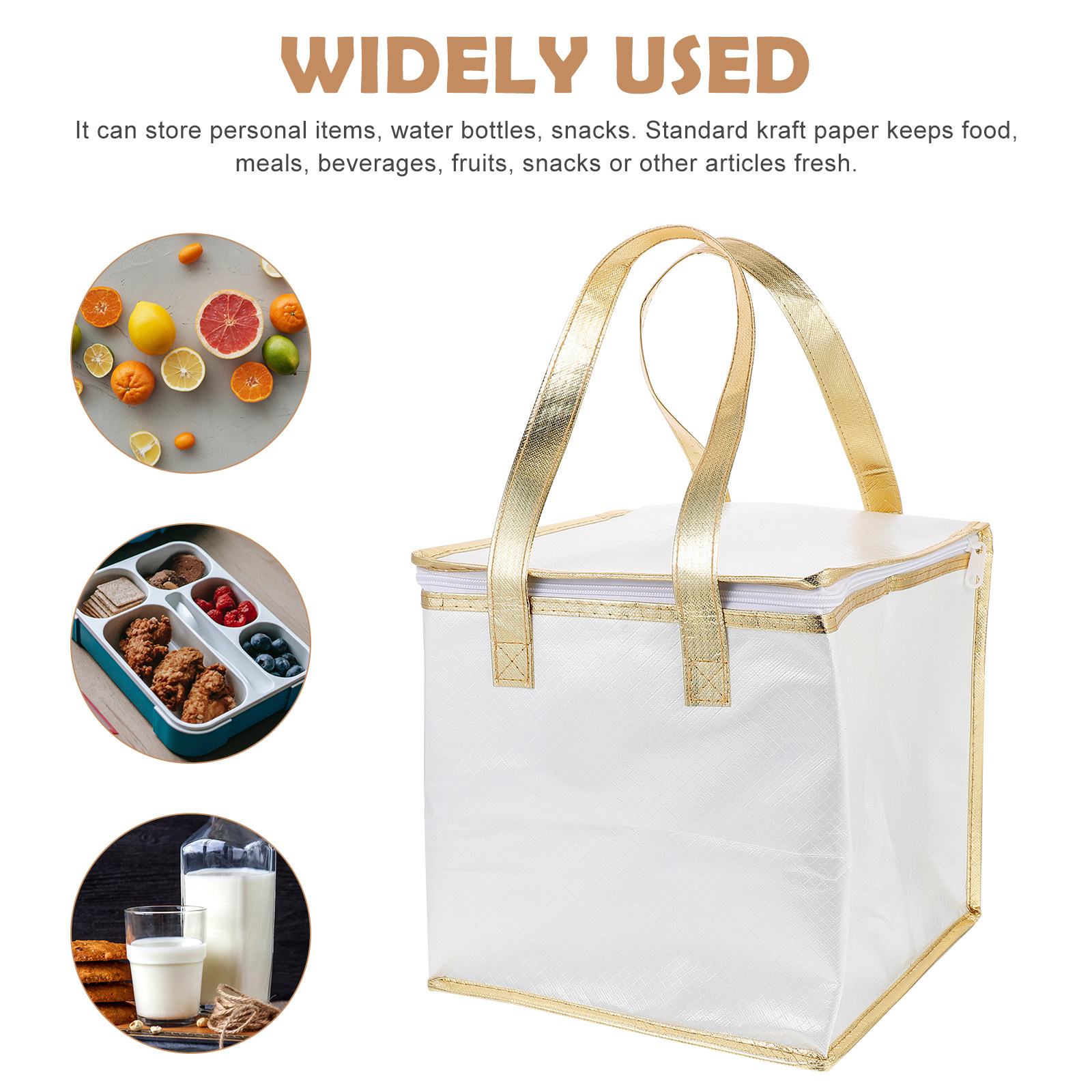 1 ชิ้น กระเป๋าเก็บอาหารแบบมีฉน - Food Storage Bag บทวิจารณ์และราคา