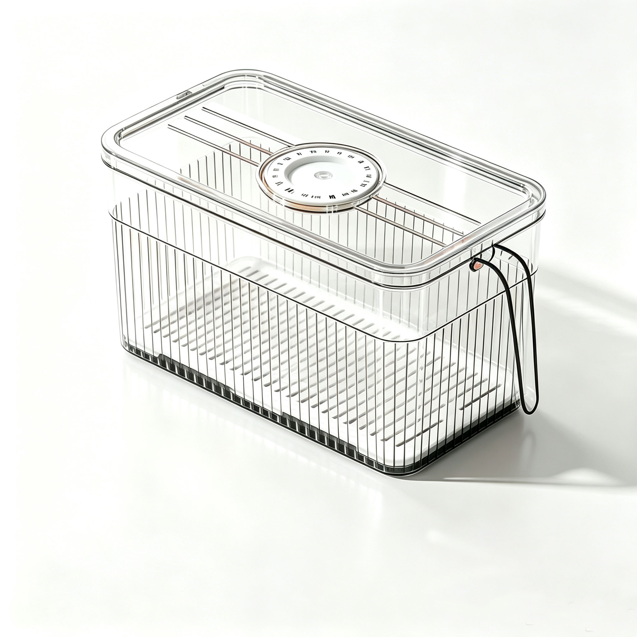 กล่องเก็บของในตู้เย็นพร้อมฝาปิ - Food Storage With Dividers บทวิจารณ์และราคา