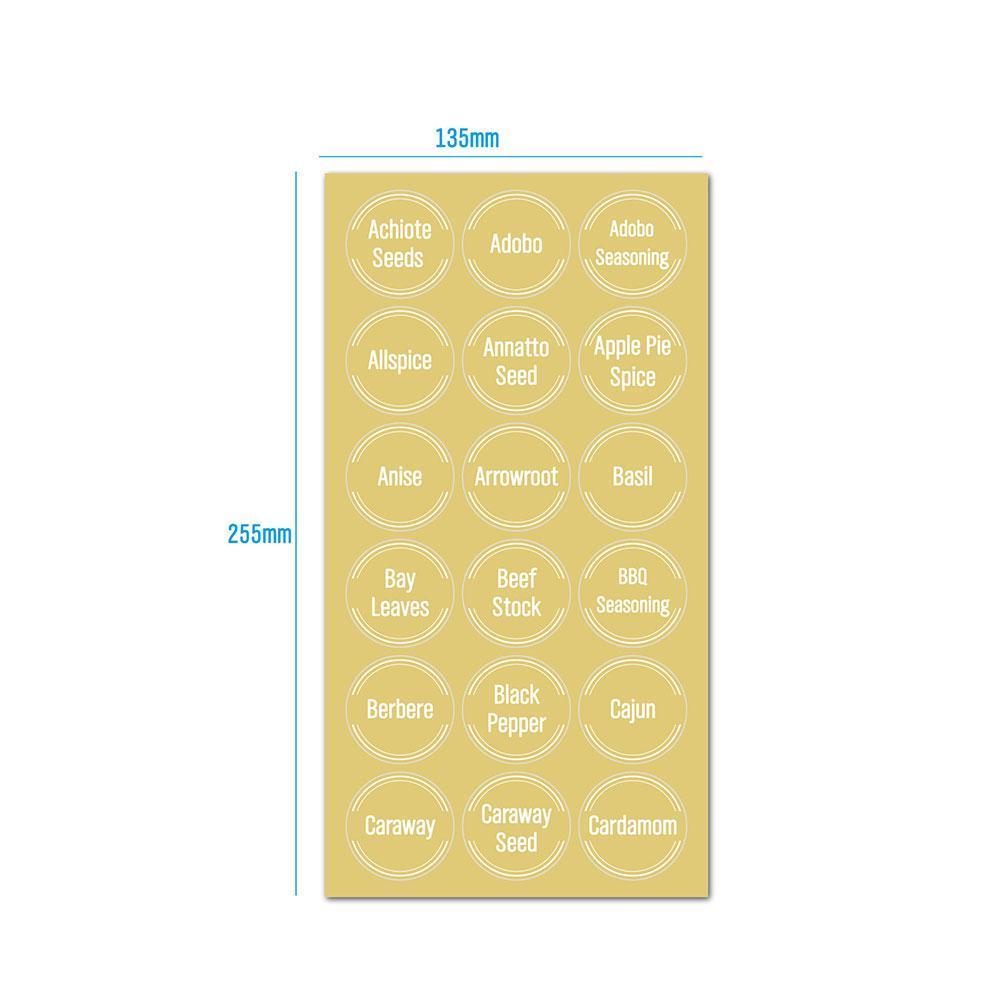 144 ชิ้น/ชุด ป้ายติดขวดเครื่อง - Food Storage Labels บทวิจารณ์และราคา
