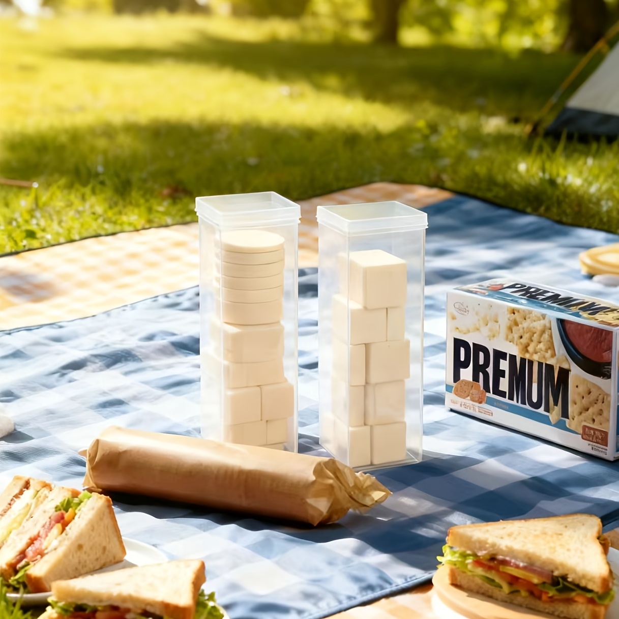 กล่องเก็บอาหารทรงสี่เหลี่ยมใสแ - Food Storage With Dividers บทวิจารณ์และราคา