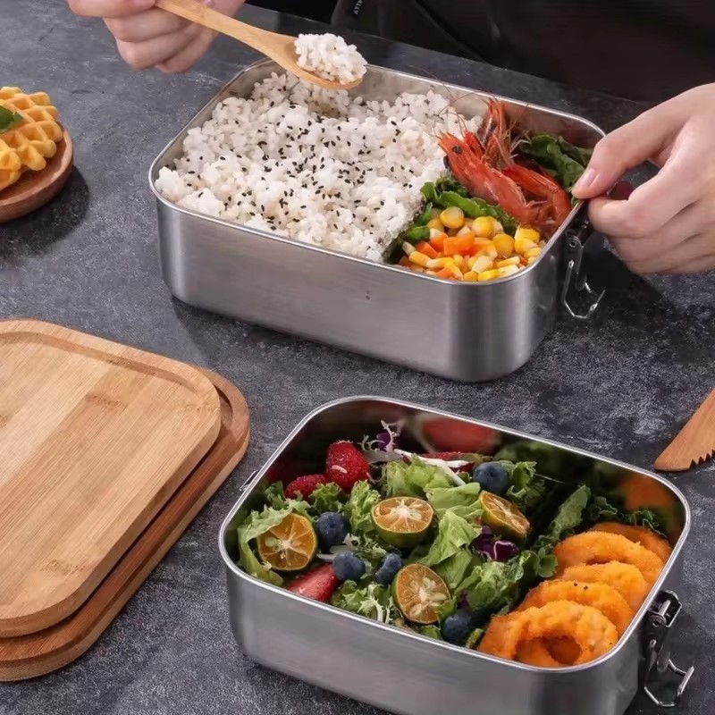 กล่องอาหารกลางวันสแตนเลส 304 ท - Food Storage Meals บทวิจารณ์และราคา