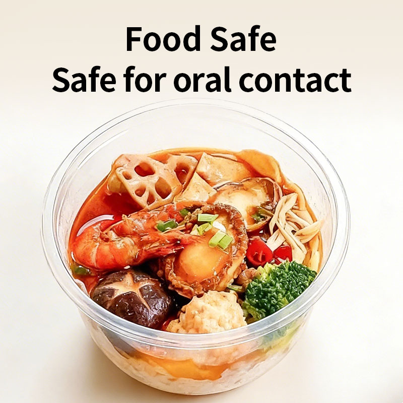 ชามพลาสติกใสแบบใช้แล้วทิ้ง ทนท - Food Storage Meals บทวิจารณ์และราคา