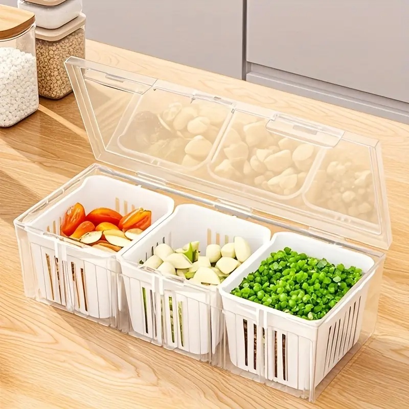 กล่องเก็บอาหารแบบช่องใส่ 1 ชิ้ - Food Storage With Dividers บทวิจารณ์และราคา