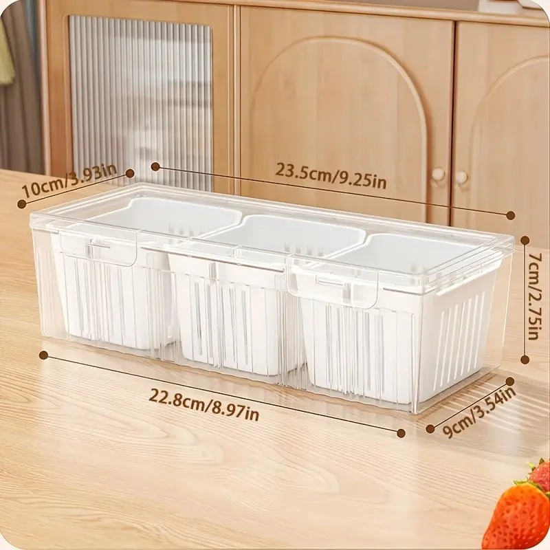 กล่องเก็บอาหารแบบช่องใส่ 1 ชิ้ - Food Storage With Dividers บทวิจารณ์และราคา