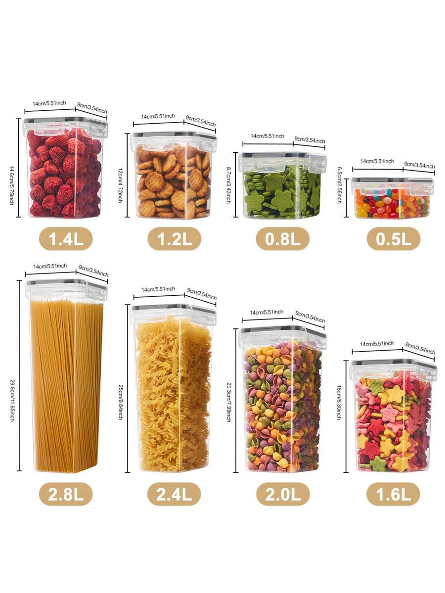 ชุดกล่องเก็บอาหารแบบปิดสนิท 24 - Food Storage Labels บทวิจารณ์และราคา