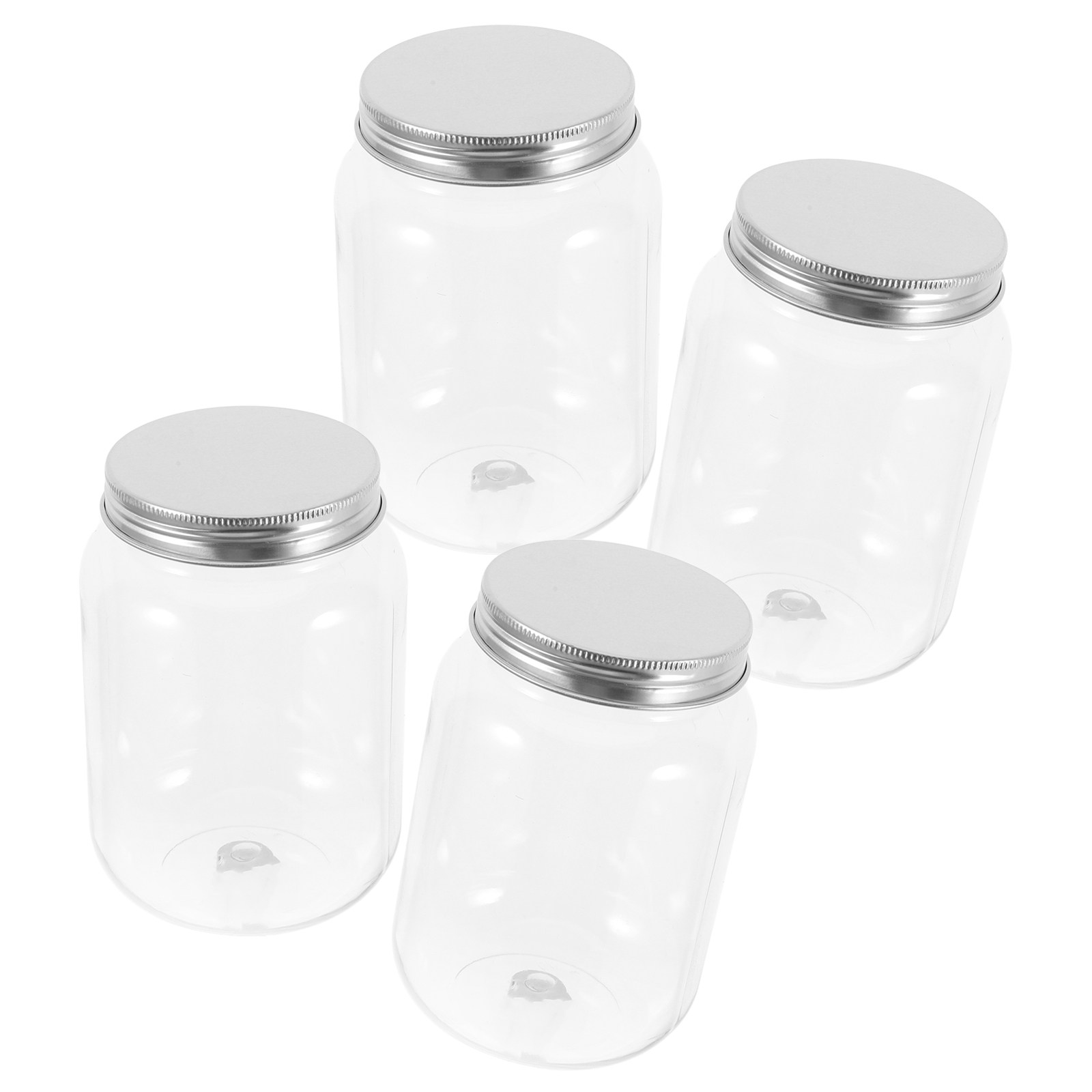 ชุดโหลพลาสติกใส 4 ชิ้น พร้อมฝา - Food Storage Containers บทวิจารณ์และราคา