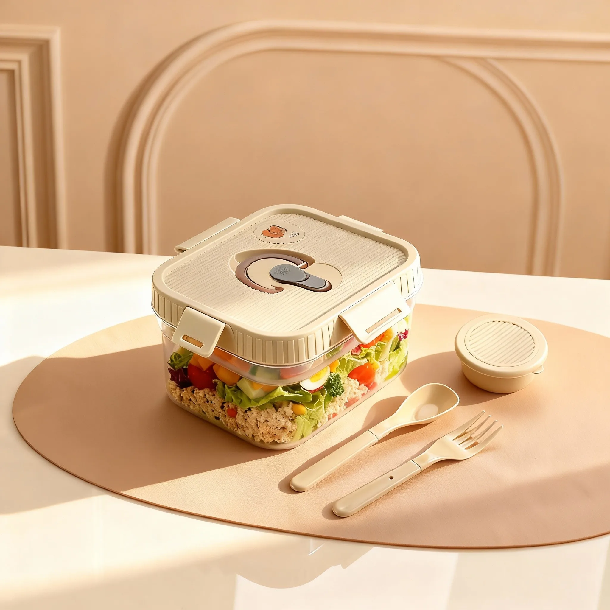 กล่องอาหารกลางวันพลาสติกแบบพกพ - Food Storage Oven Safe บทวิจารณ์และราคา