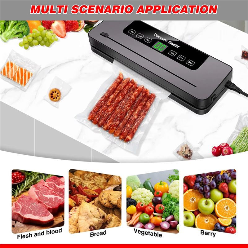 ABZC-เครื่องซีลสูญญากาศไฟฟ้า ส - Food Storage Bag บทวิจารณ์และราคา