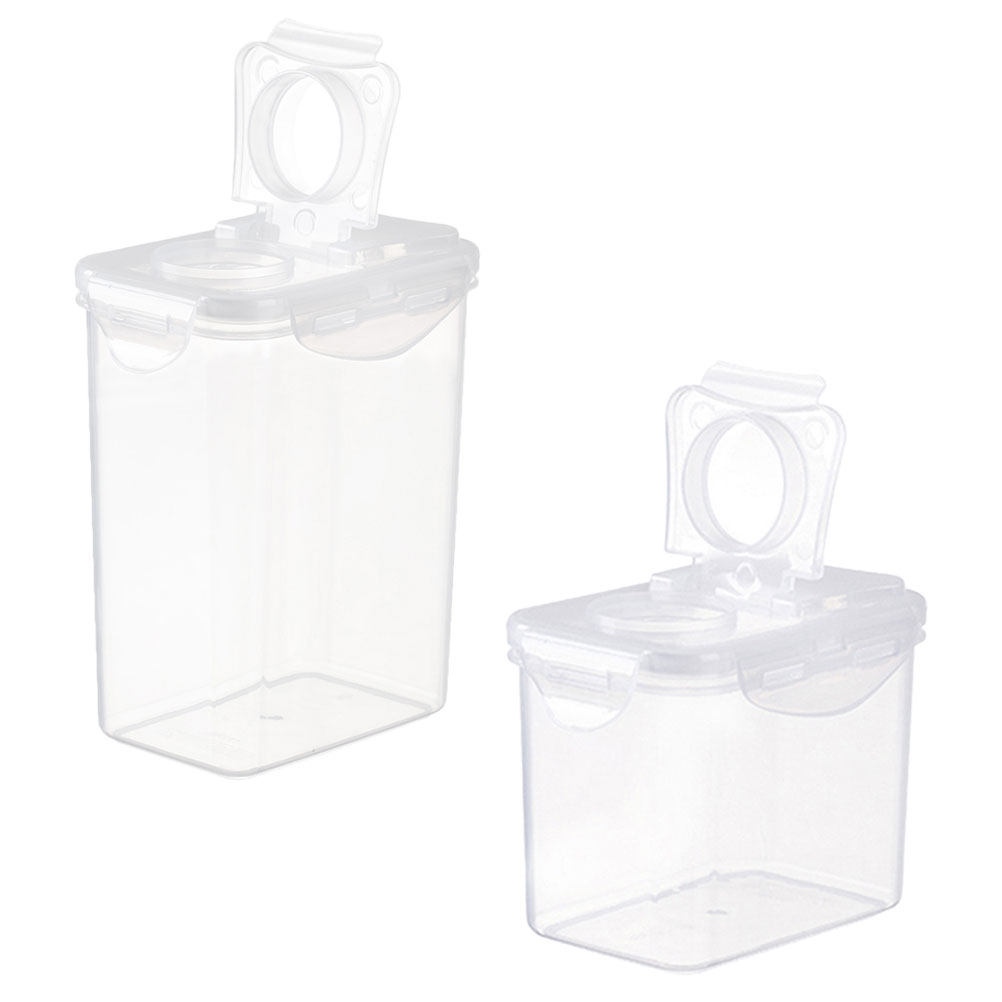 ชุดโหลเก็บของ 2 ชิ้น โหลพลาสติ - Food Storage Containers บทวิจารณ์และราคา