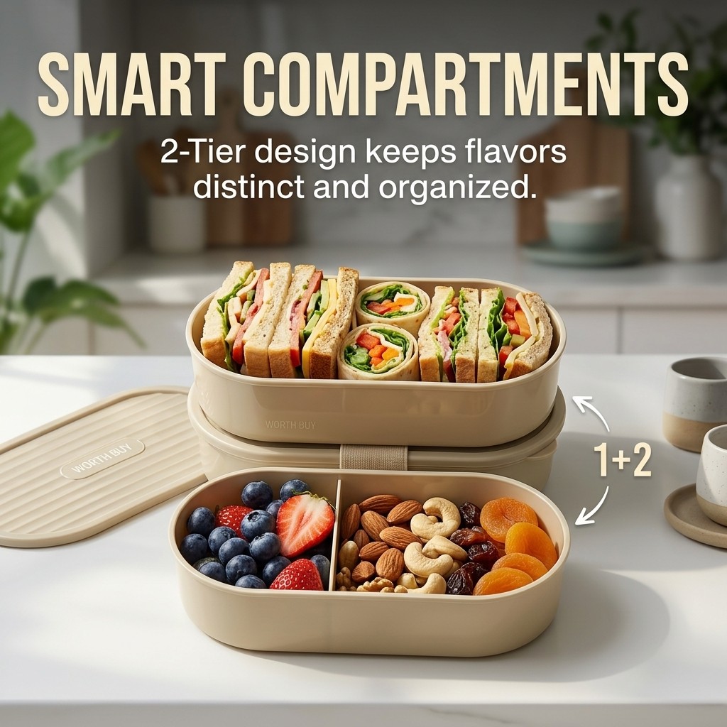 ชุดกล่องอาหารกลางวันพลาสติกแบบ - Food Storage Oven Safe บทวิจารณ์และราคา