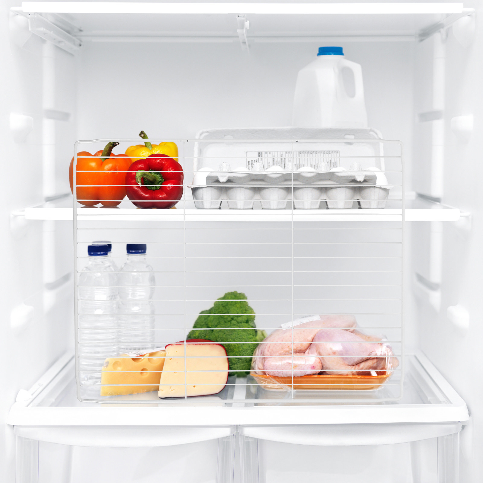 2 ชิ้น แผ่นกั้นตะแกรงโลหะสำหรั - Food Storage With Dividers บทวิจารณ์และราคา