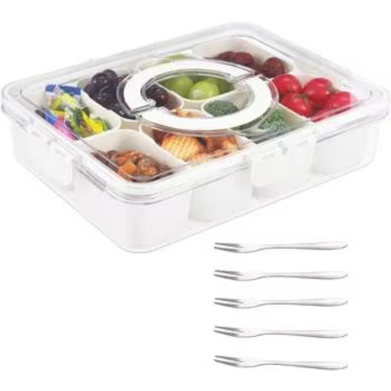 กล่องพลาสติก PET สำหรับใช้ในคร - Food Storage With Dividers บทวิจารณ์และราคา